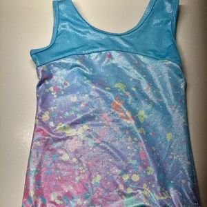 Girl’s Colorful Gymnastics Leotard